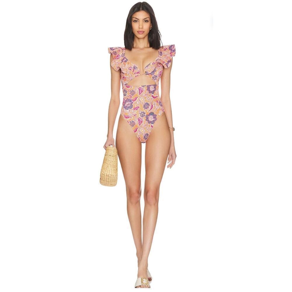 Cleobella Harlow One Piece Swimsuit‎ Tropique NWOT XS $228